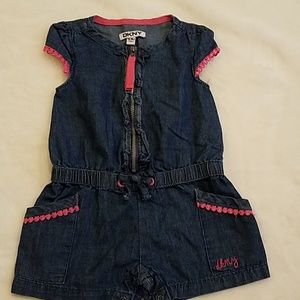 DKNY jean romper